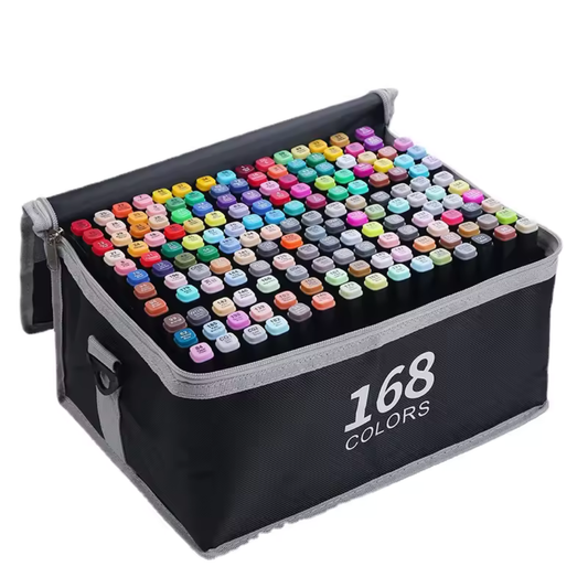 Colors Alcohol Marker Set with Double Tips and Blending Function