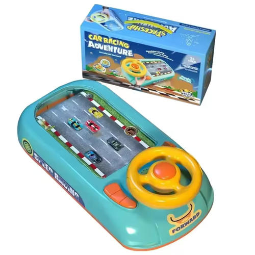 Racing Adventure Car Steering Wheel Toy for Kids