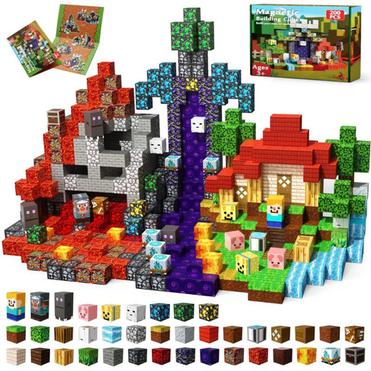 200PCS Magnetic Blocks