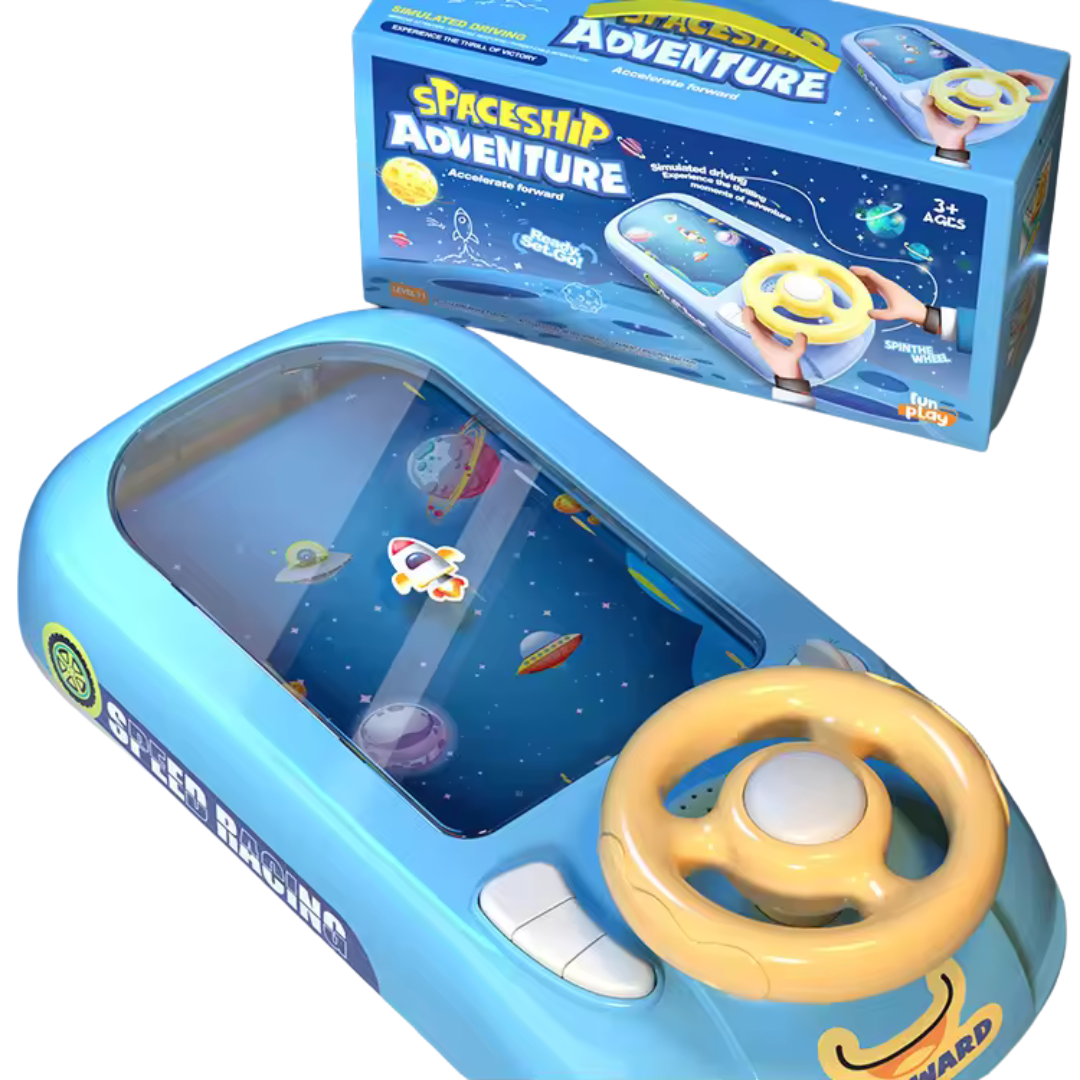 Racing Adventure Car Steering Wheel Toy for Kids