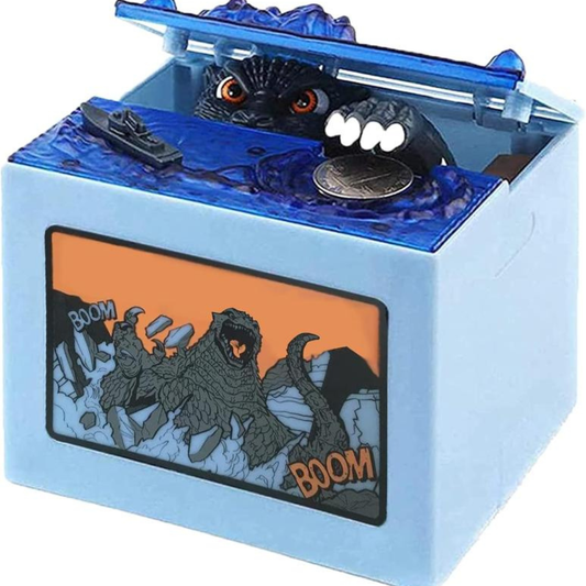 Dinosaur Piggy Bank Stealing Coin Musical