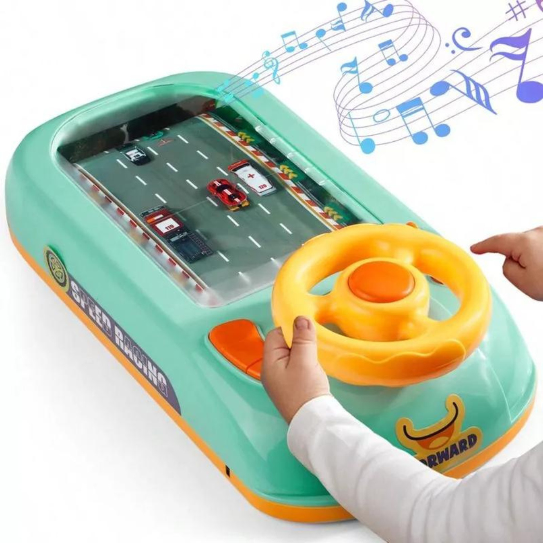 Racing Adventure Car Steering Wheel Toy for Kids