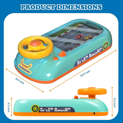 Racing Adventure Car Steering Wheel Toy for Kids