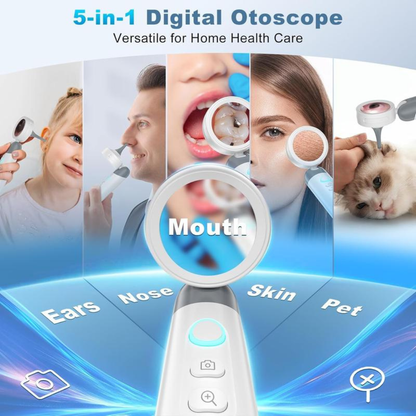 Digital Otoscope with LED Light