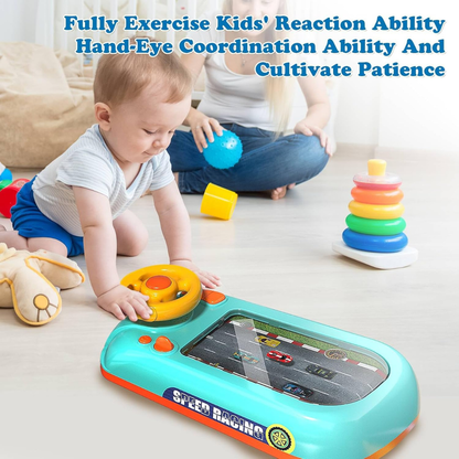 Racing Adventure Car Steering Wheel Toy for Kids