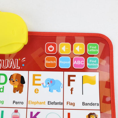 Kids' English-Spanish Alphabet Wall Chart