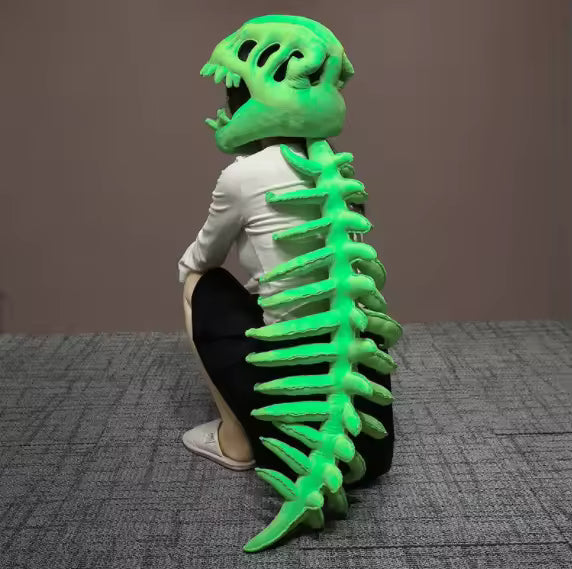 Dinosaur Skeleton Headgear Pillow
