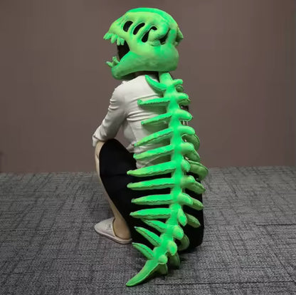 Dinosaur Skeleton Headgear Pillow