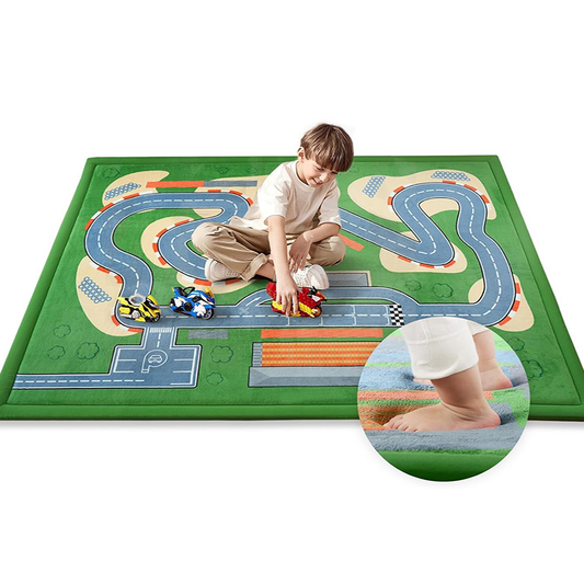 Extra Thick Race Track Baby Play Mat