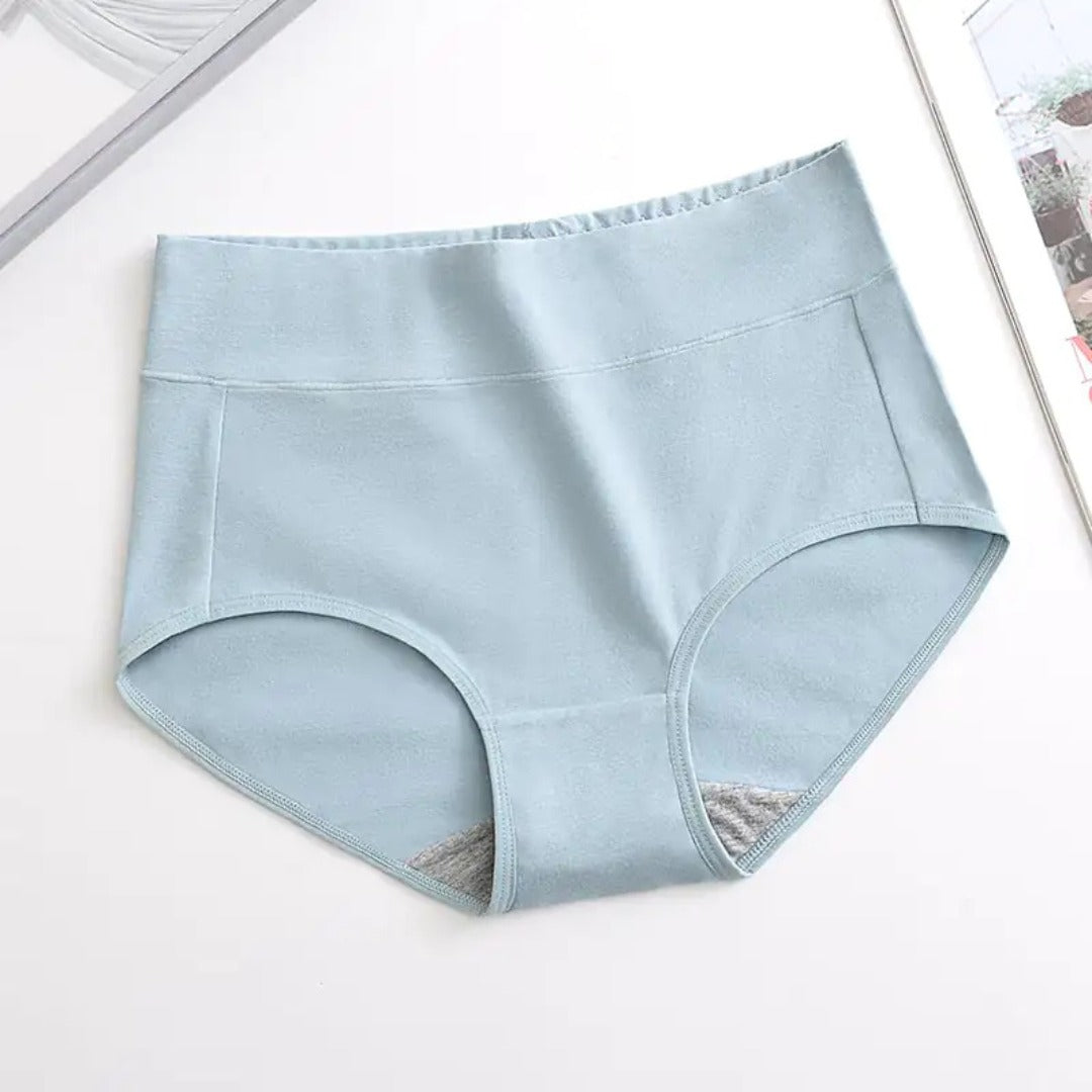 MAUSHA Women's Plus Size XL-5XL High Waisted Cotton Underwear