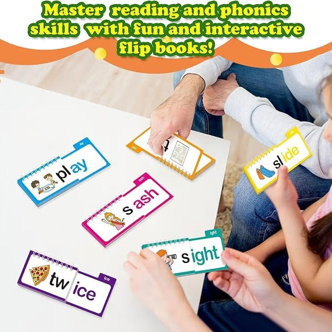 30 Phonics Word Family Build Book