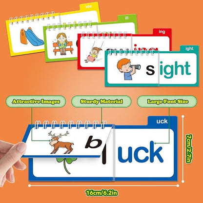30 Phonics Word Family Build Book