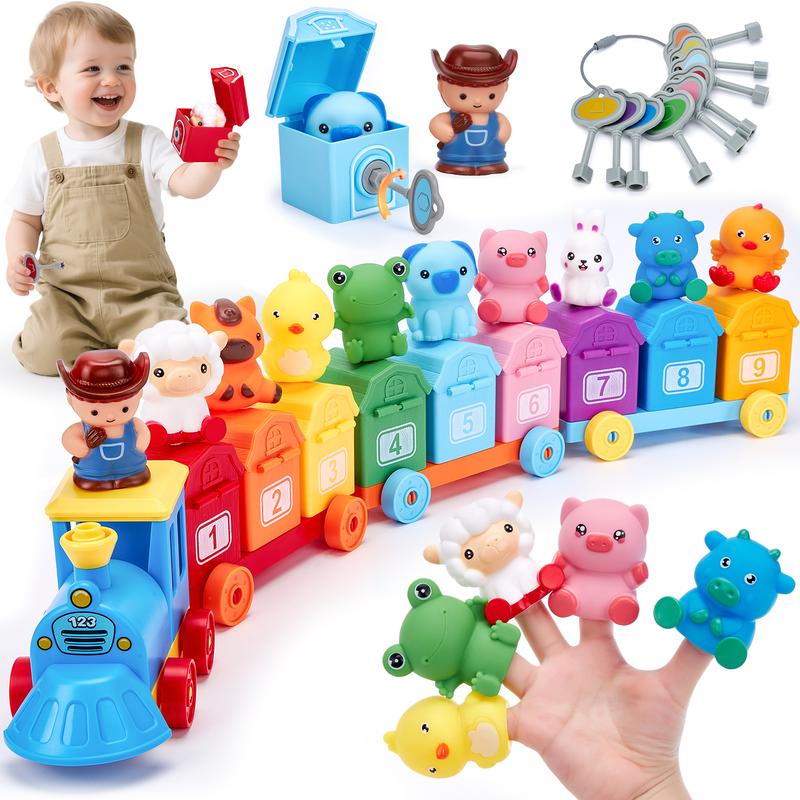 Counting Matching & Sorting Train Montessori Toddler Toy