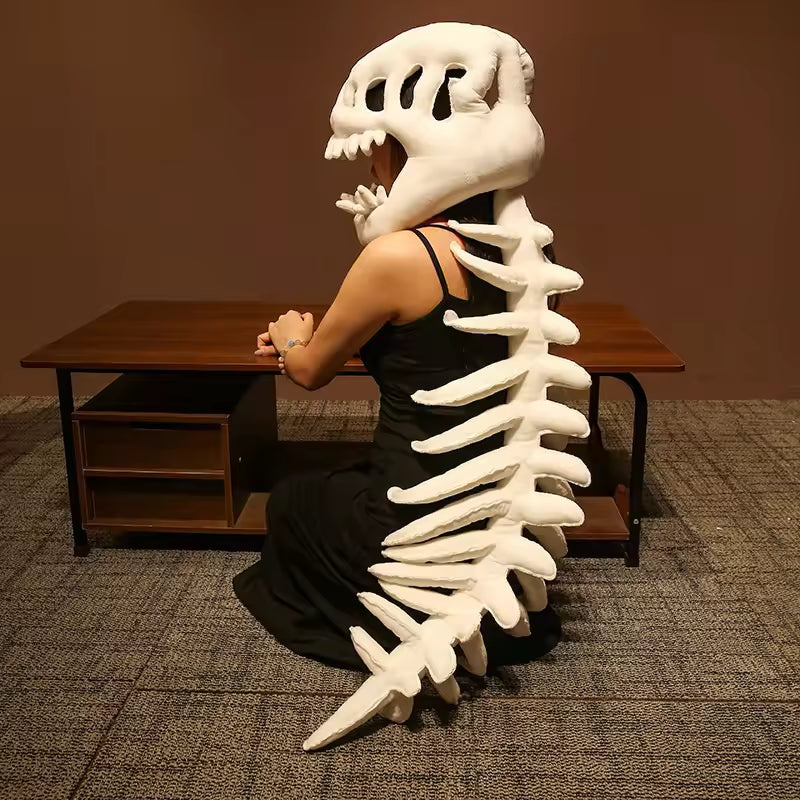 Dinosaur Skeleton Headgear Pillow