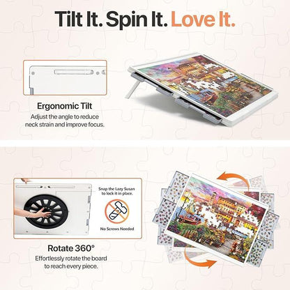 Rotating Plastic Puzzle Board